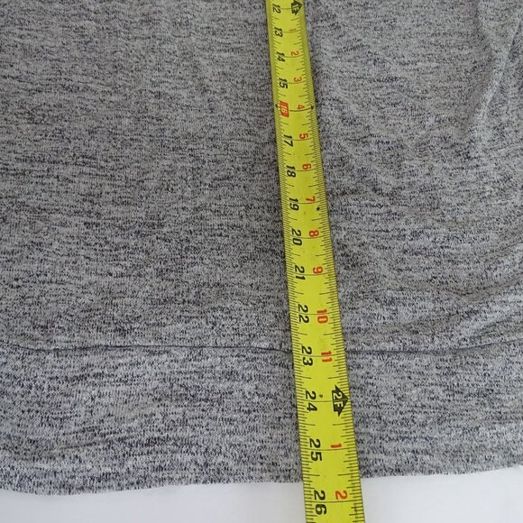 Hippie Rose Heather Gray Aztec Print Knit Top Women Size M Dolman 3/4 Sleeve - Picture 10 of 10